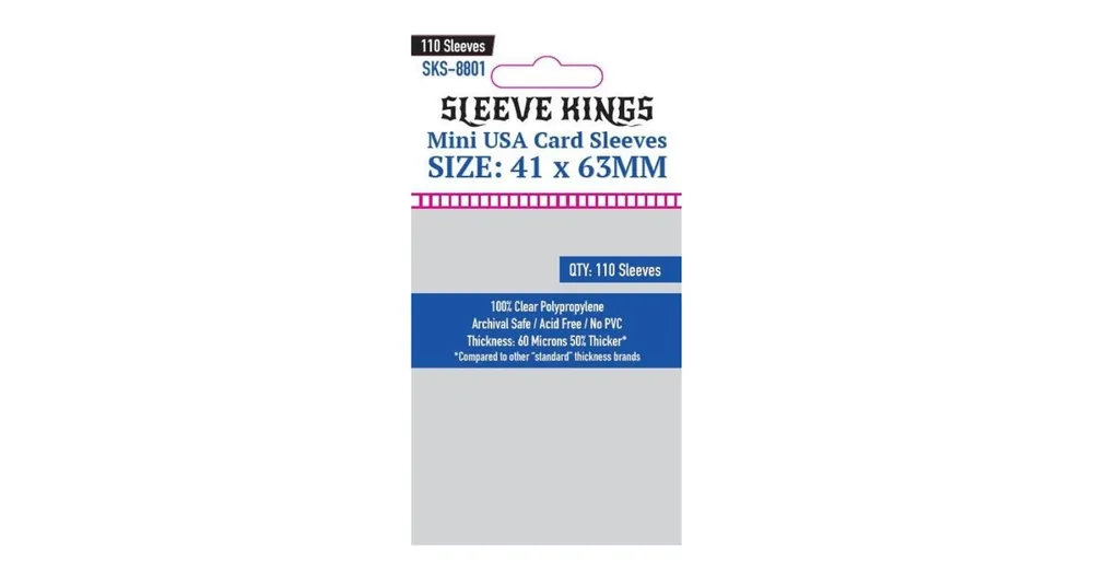 Ajánlat Sleeve Kings mini USA kártyavédő (110 db-os csomag) 41 x 63 mm