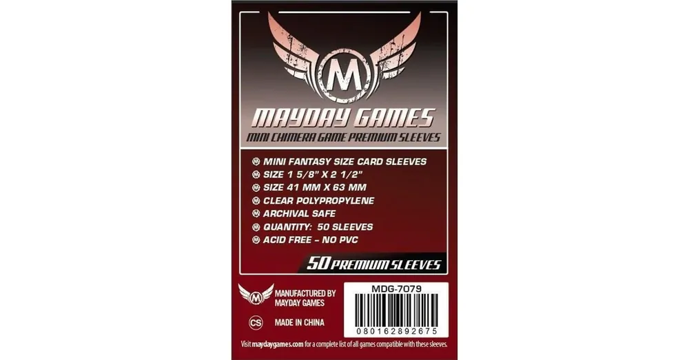 Outlet Mayday Games Premium Mini Chimera kártyavédő 43 x 65 mm (50 db-os csomag)