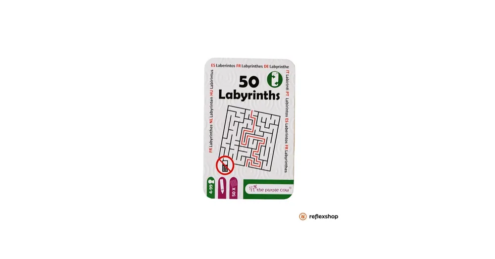 50 Labirintusok - foglalkoztató kártyák Szuper ajánlat