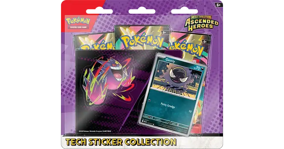 Pokémon TCG Mega Evolution 2.5 - Ascended Heroes Tech Sticker Collection (Gastly) Legnépszerűbb