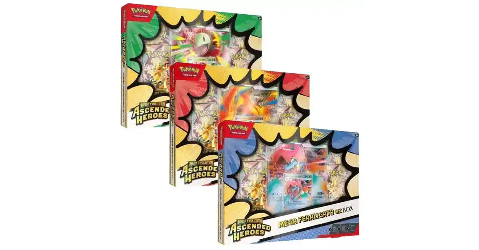 Népszerű Pokémon TCG Mega Evolution 2.5 - Ascended Heroes ex Box