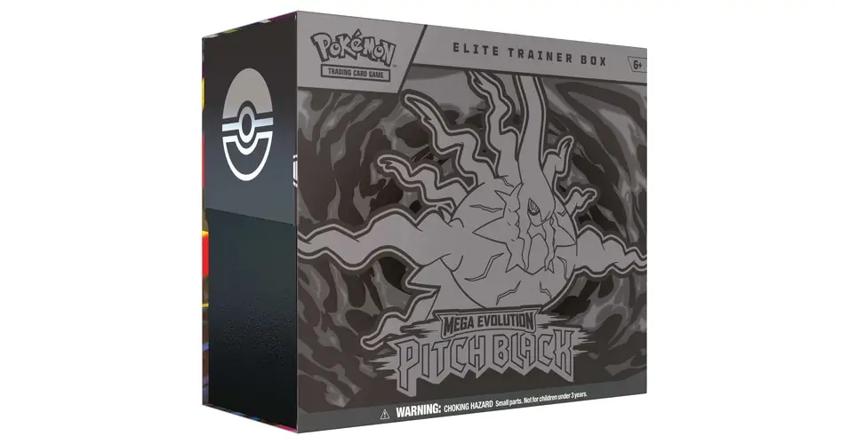 Pokémon TCG Mega Evolution 5.0 – Pitch Black Elite Trainer Box Alacsony ár