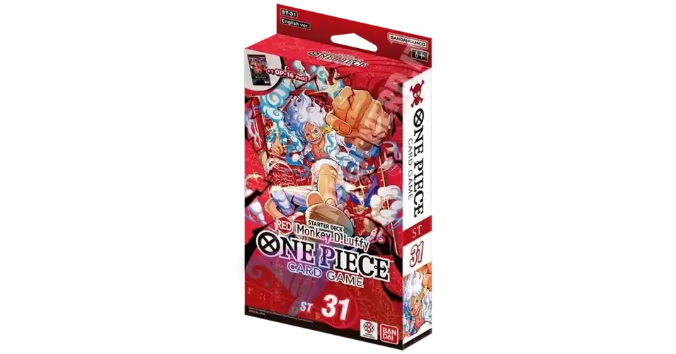 Szezonális akció One Piece Card Game - Red Monkey D. Luffy Starter Deck ST-31