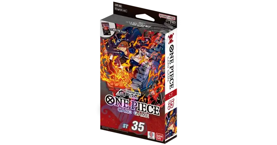 One Piece Card Game - Red/Black Sabo Starter Deck ST-35 Rendeld meg most