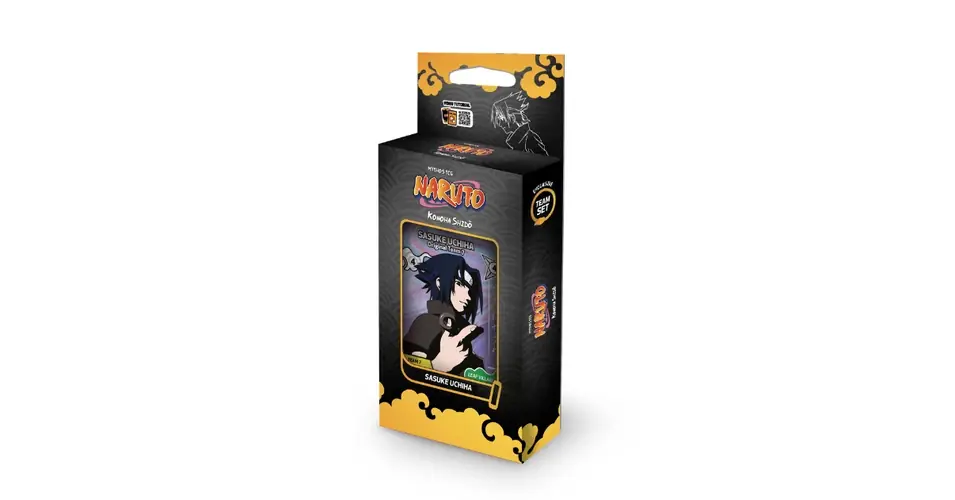 Szuper akció Naruto Mythos TCG 1st Set 2nd Edition Team Set - Uchiha Sasuke