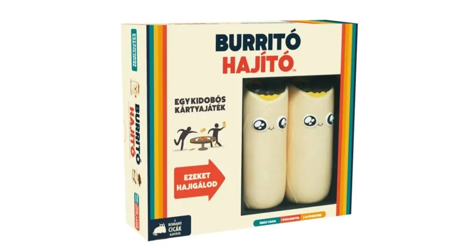 Burritó Hajító társasjáték Azonnal elérhető