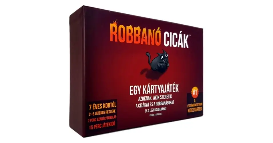 Robbanó cicák társasjáték Prémium