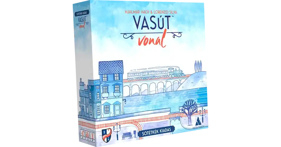 Vasútvonal - Sötétkék kiadás társasjáték Gyors szállítás