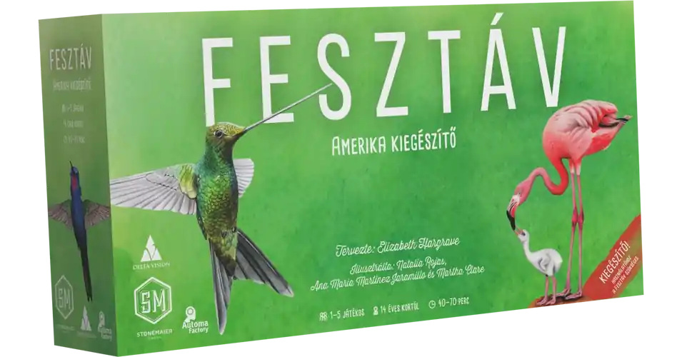 Legkelendőbb Fesztáv - Amerikai madarak kiegészítő