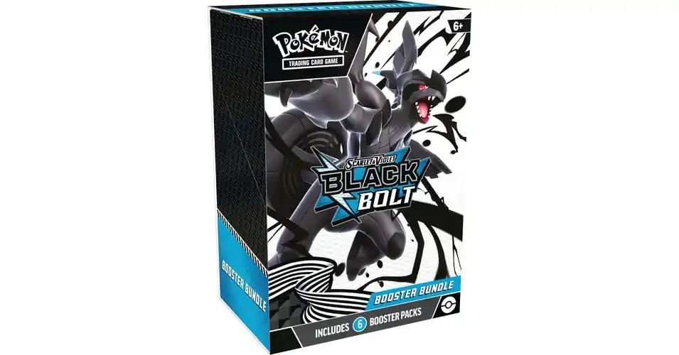 Szezonális akció Pokémon TCG SV10.5 Black Bolt - Booster Bundle
