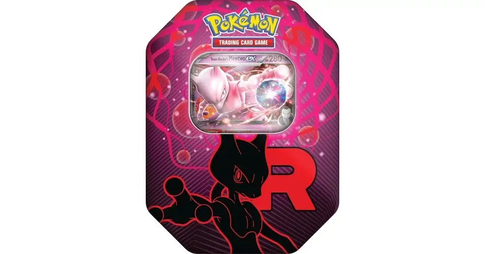 Pokémon TCG Team Rocket Tin Mewtwo Ex Kedvezmény