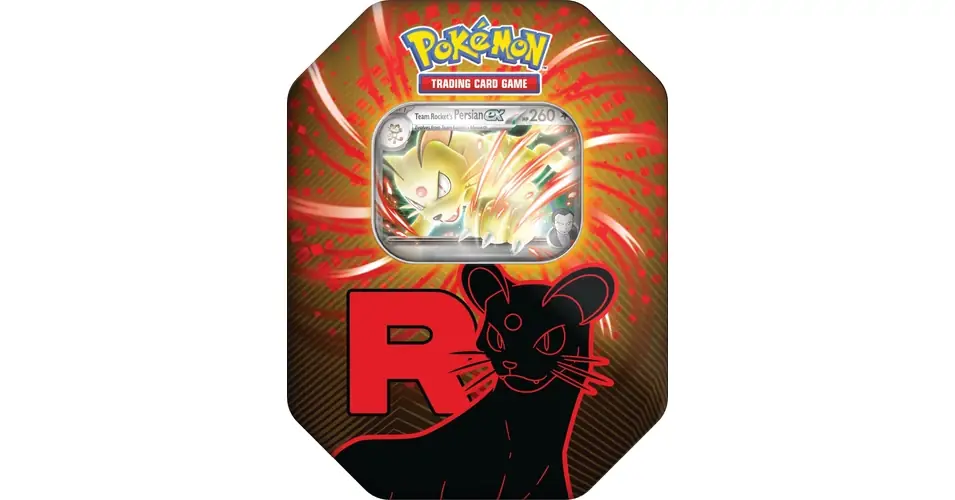 Bestseller Pokémon TCG Team Rocket Tin Persian Ex