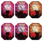 Expressz kézbesítés Pokémon TCG Team Rocket Tin Mewtwo Nidoking Persian Bundle (6 db)
