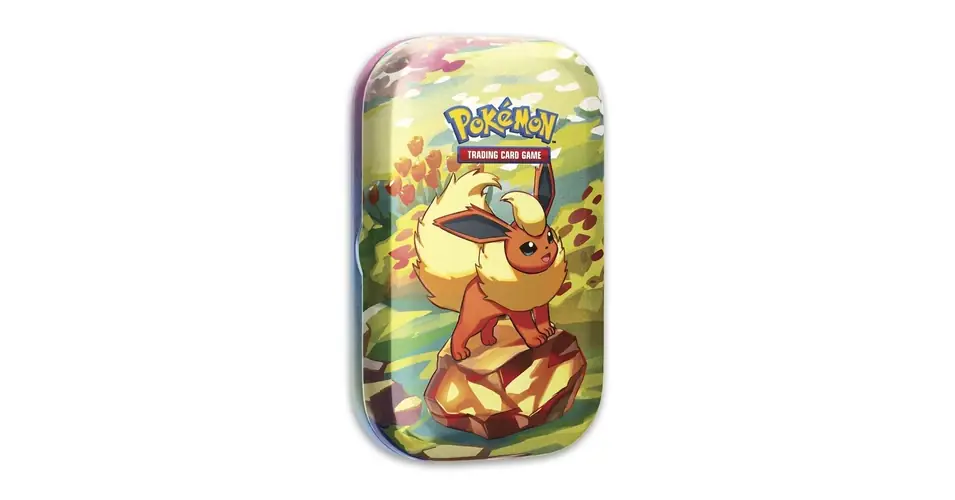 Expressz kézbesítés Pokémon TCG Scarlet & Violet - Prismatic Evolutions Mini Tin (Flareon)