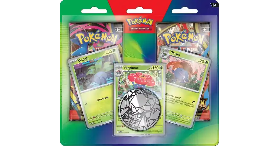Pokémon TCG Enhanced 2-Pack Blister - Oddish, Gloom, Vileplume Ne maradj le