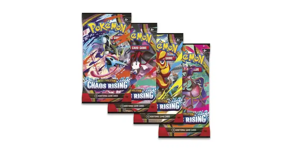 Gyors szállítás Pokémon TCG Mega Evolution 4.0 – Chaos Rising Booster Pack