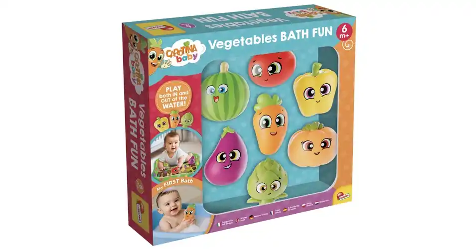 Carotina Baby - Fürdőjáték zöldségekkel Különleges ajánlat