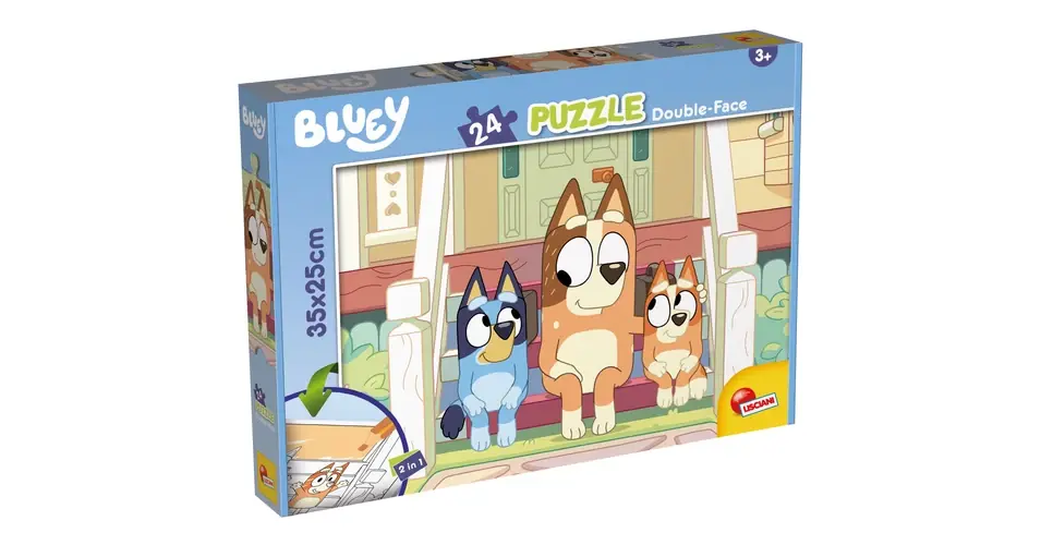Bluey - Gatyásmajom úr kétoldalas puzzle 24 db-os Biztonságos fizetés