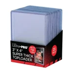 Újdonság Ultra Pro 3" x 4" Super Thick TOPLOADER 75PT