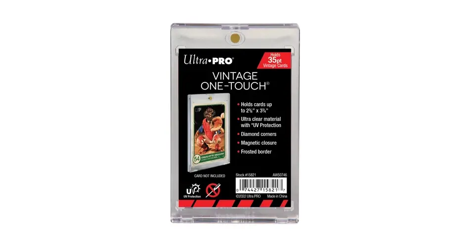 Vedd meg most Ultra Pro Vintage Card UV One-Touch 35PT Mágneses kemény tok