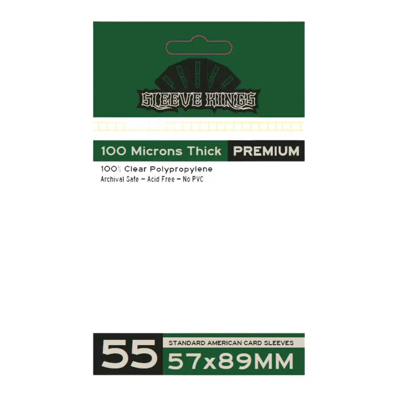 Sleeve Kings American kártyavédő (55 db-os csomag) 57 x 89 mm Biztonságos fizetés