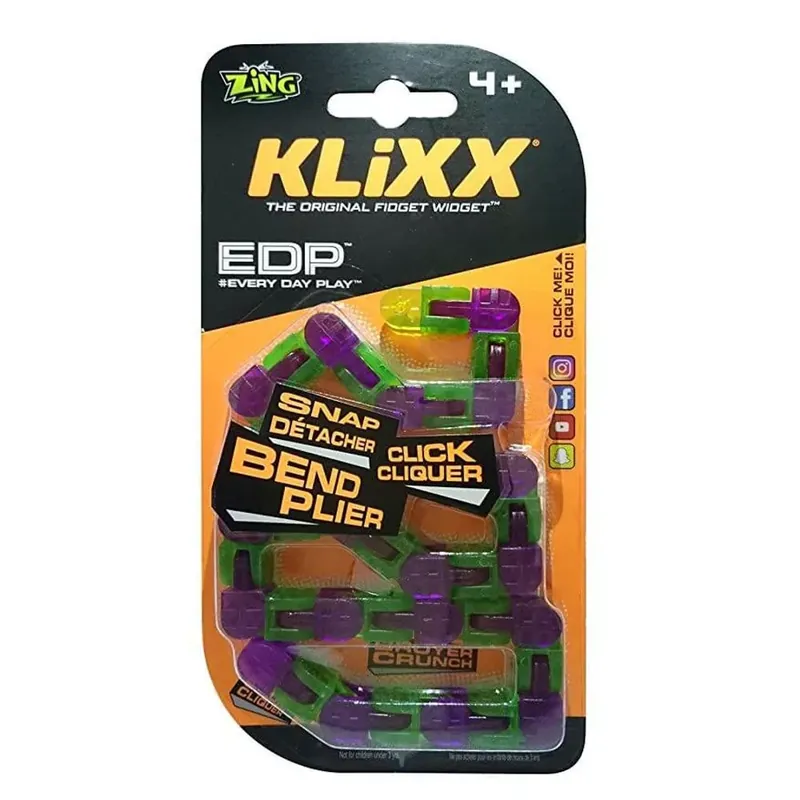 Árcsökkenés Klixx ügyességi játék, zöld-lila