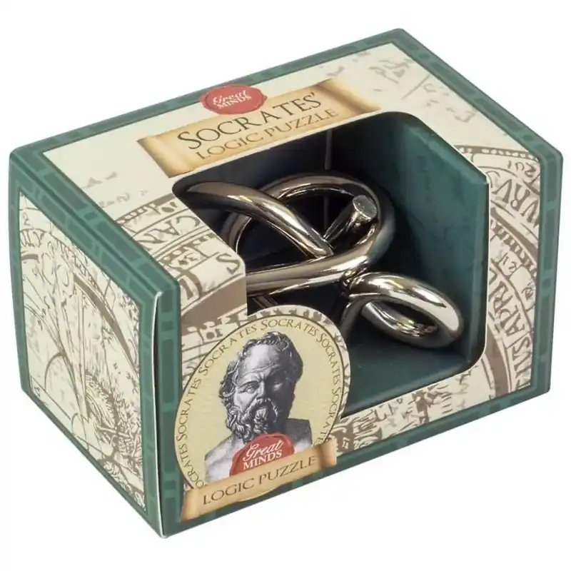 Nagy Elmék - Szókratész Logika Professor Puzzle mini ördöglakat Legnépszerűbb