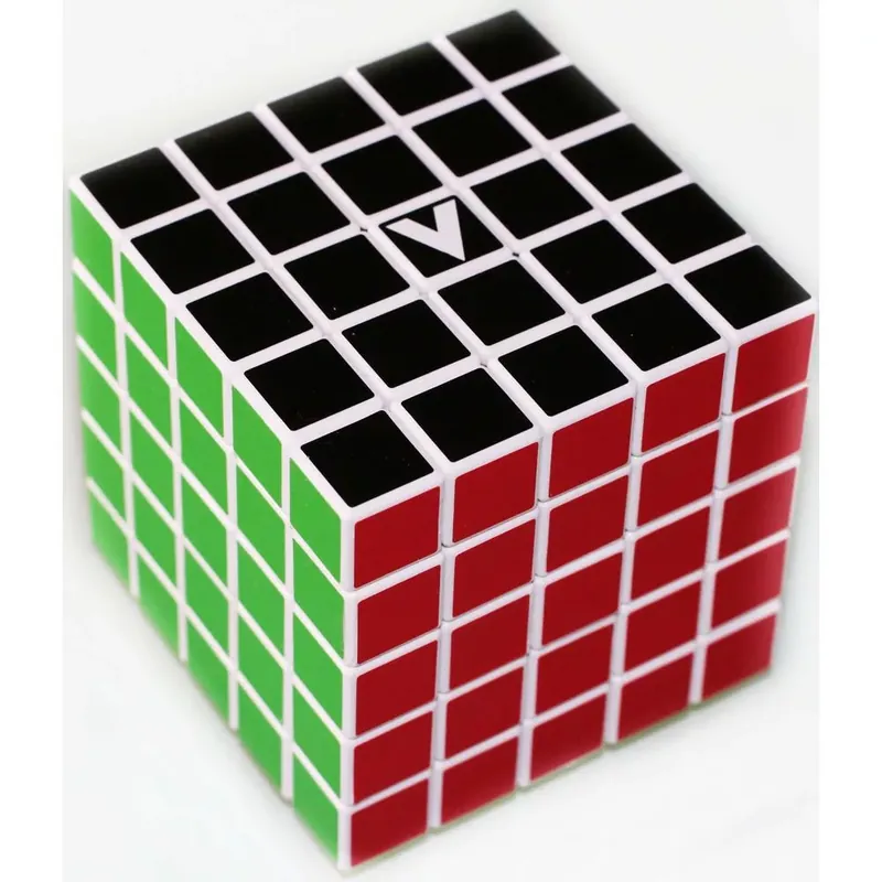 Nézd meg most V-CUBE 5x5 versenykocka- fehér alapszín, egyenes forma