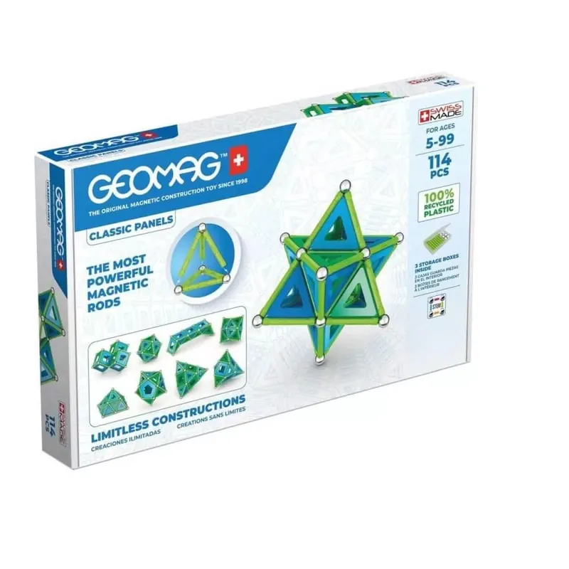 Csak ma Geomag mágneses építőjáték - Classic Panelek, 114 db-os