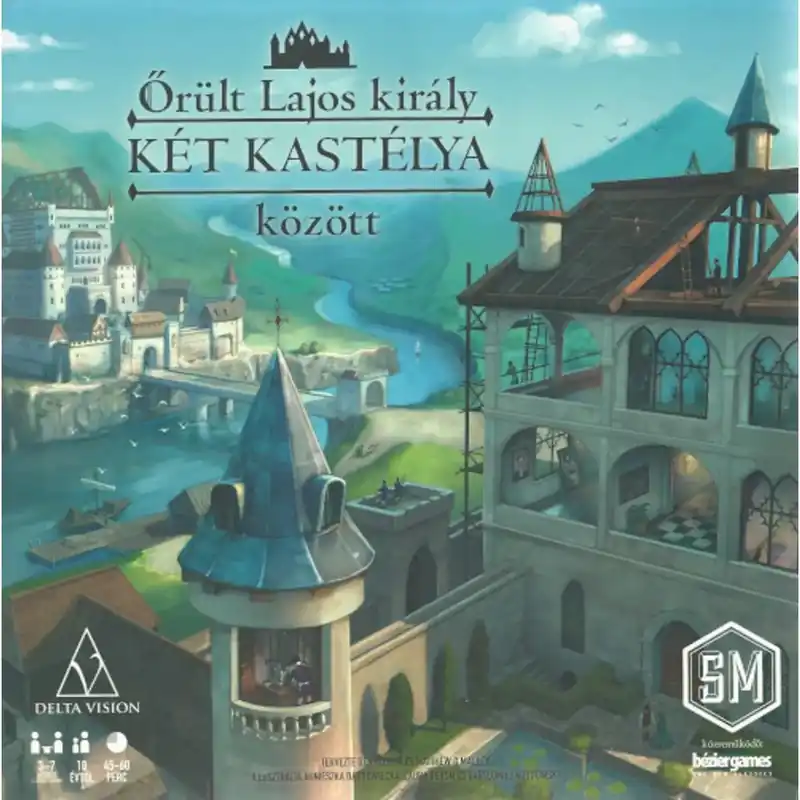 Ajánlat Őrült Lajos király két kastélya között társasjáték
