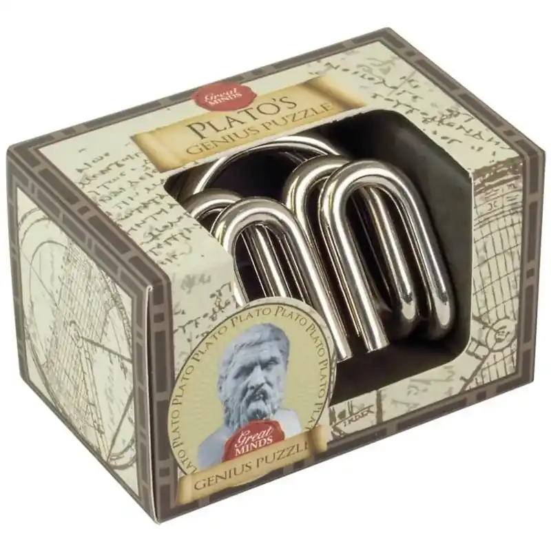 Nagy Elmék - Platón Géniusz Professor Puzzle mini ördöglakat Akció