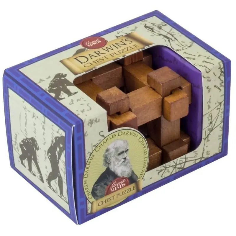 Rendeld meg most Nagy Elmék - Darwin Láda Professor Puzzle mini ördöglakat