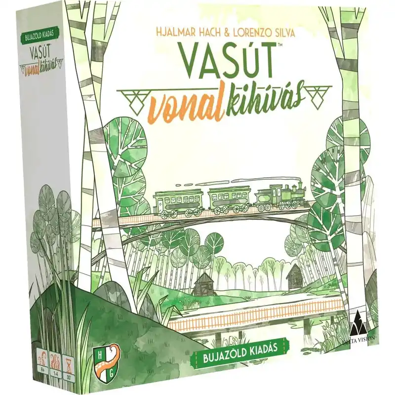 Vasútvonal társasjáték - Bujazöld kiadás Prémium