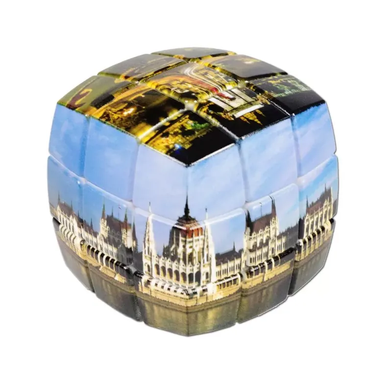 V-cube 3x3 versenykocka- lekerekített forma, Hungary minta (matrica nélküli) Vedd meg online