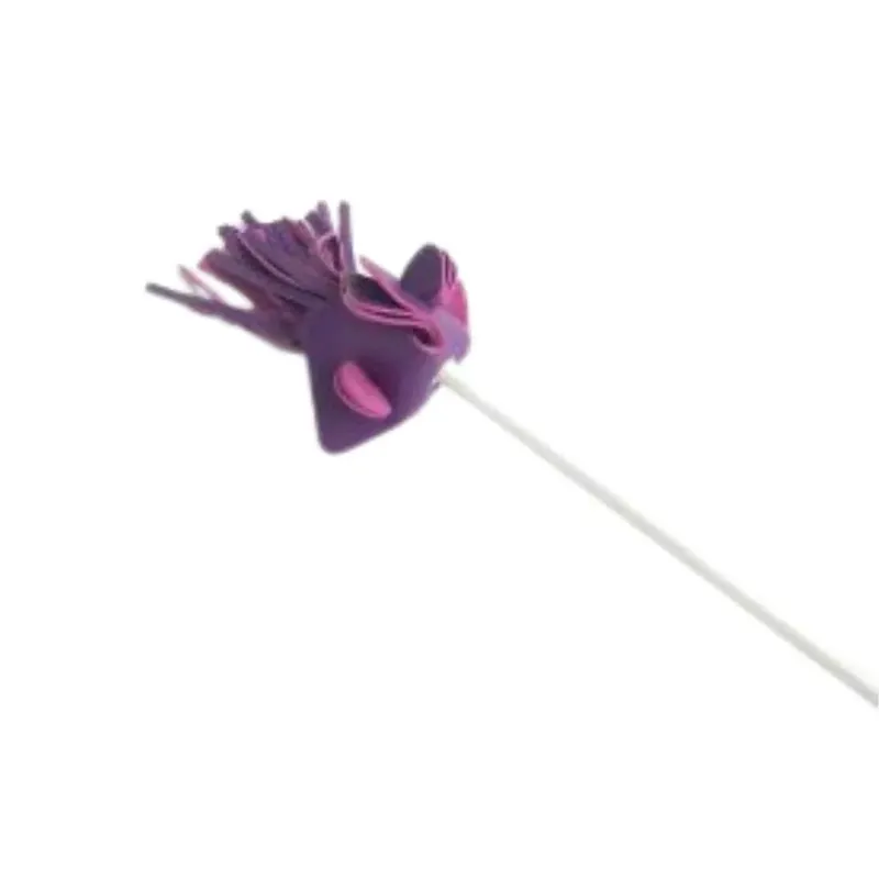 Népszerű BravoStick Protea ördögbot – fehér szár / lila-rózsaszín bojt