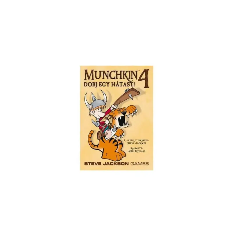 Szuper ajánlat Munchkin 4 társasjáték- Dobj egy hátast!