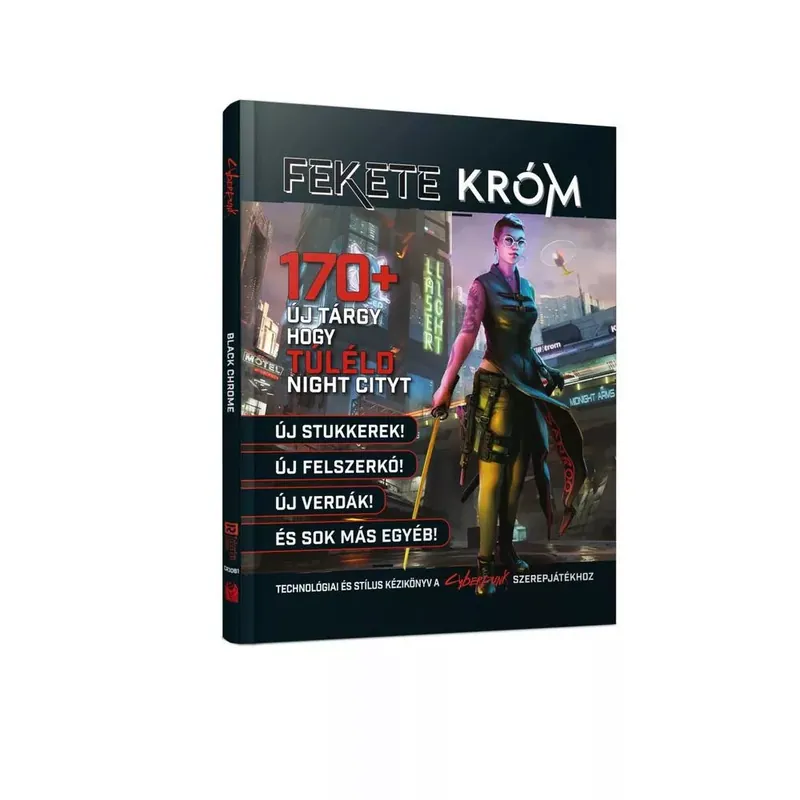 Cyberpunk Red Fekete Króm Kiegészítő Ne maradj le