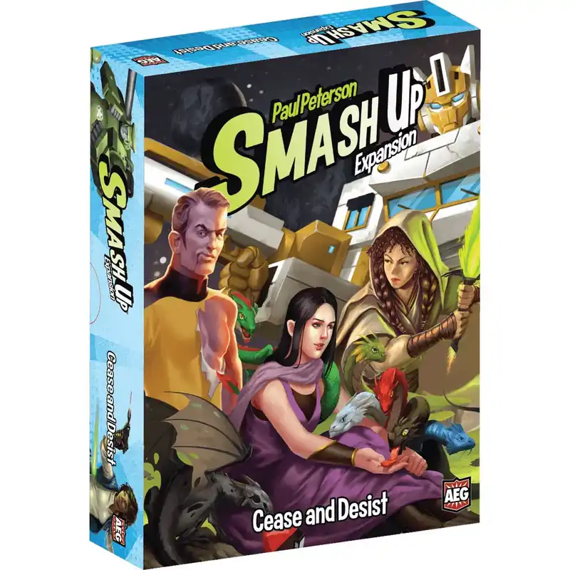 Legnépszerűbb Smash up Cease and Desist társasjáték, angol nyelvű