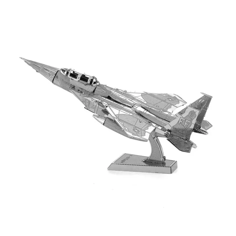 Metal Earth Boeing F-15 Eagle repülőgép - lézervágott acél makettező szett Szezonális akció