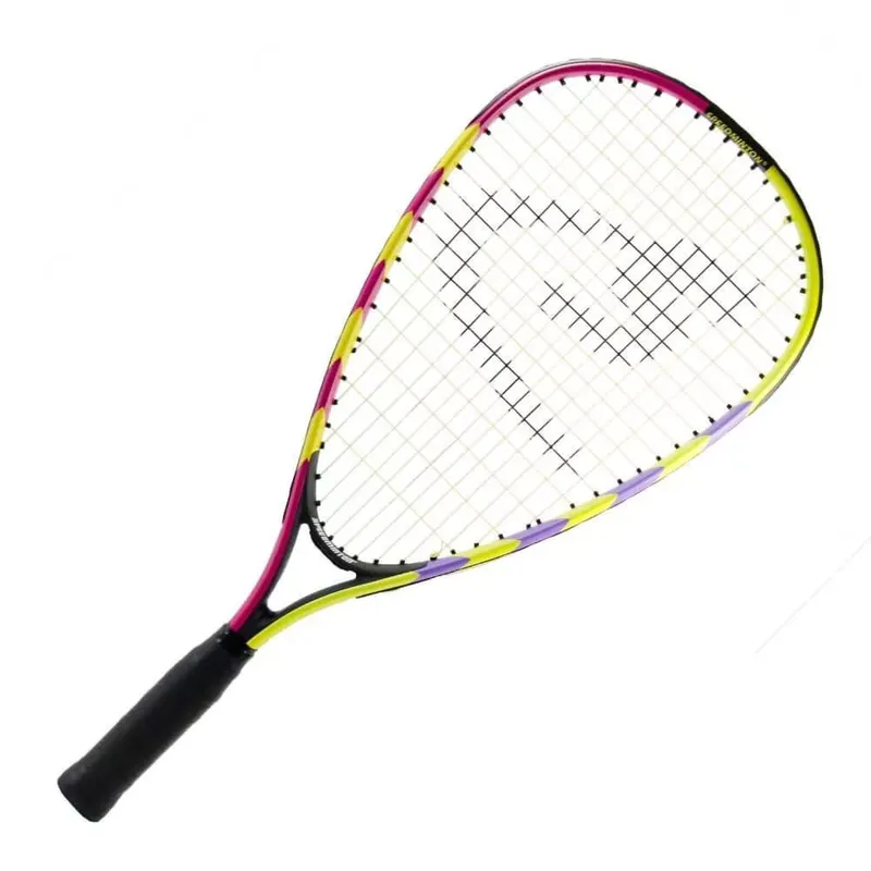 Újdonság Speedminton Junior ütő (pink-sárga-lila)
