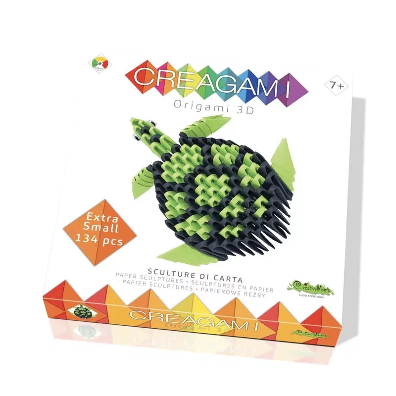 Creagami - 3D origami készlet, Teknős (mini) Legnépszerűbb