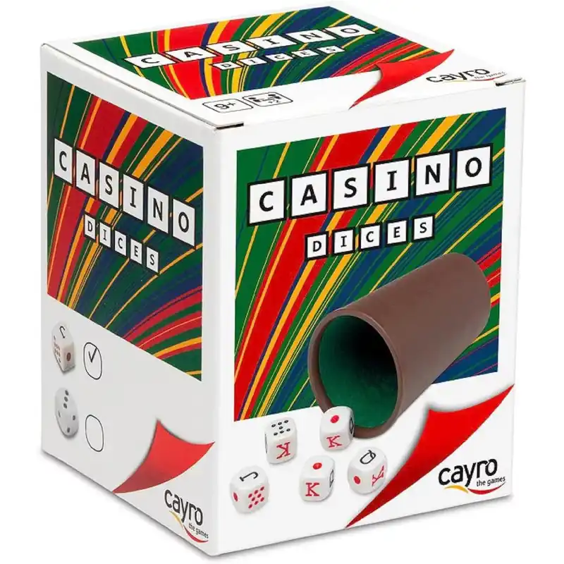 Poker dice cup - Lined - Pókerkocka Szuper akció