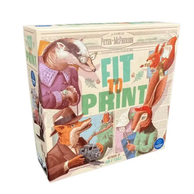 Fit to Print társasjáték, angol nyelvű Szuper akció