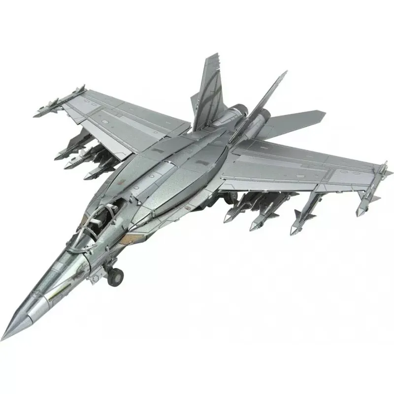 Különleges ajánlat Metal Earth F/A-18 Super Hornet vadászrepülőgép - lézervágott acél makettező szett