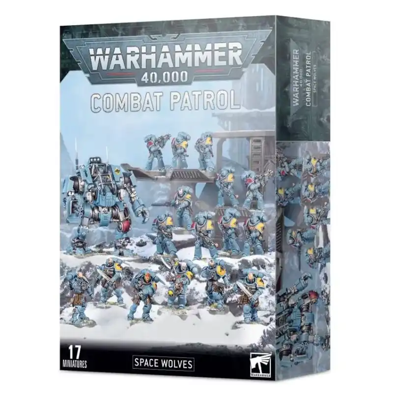 Warhammer 40000 Combat Patrol Space Wolves minifigurák Újdonság