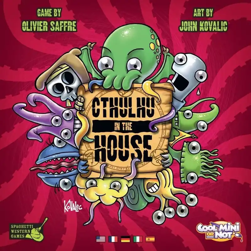 Bestseller Cthulhu in the House angol nyelvű társasjáték
