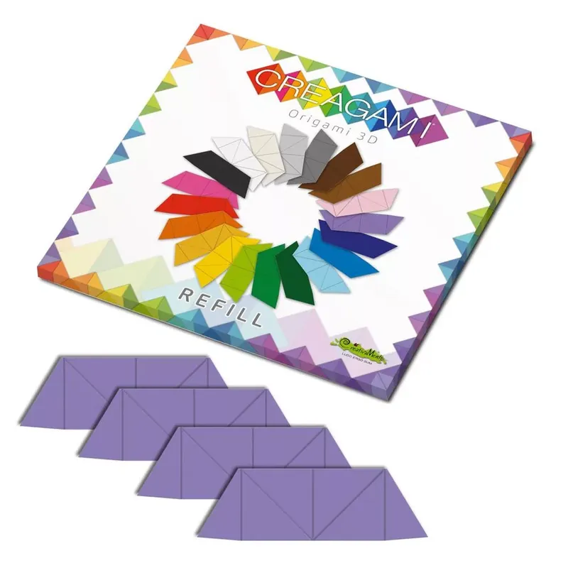 Árcsökkenés Creagami utántöltő 3D origami készlethez, lila