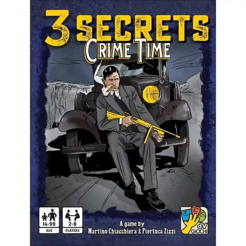 3 Secrets Crime Time társasjáték, angol nyelvű Népszerű
