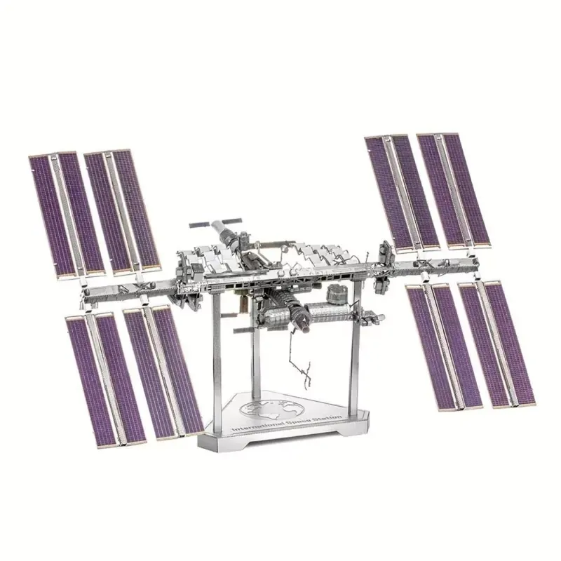 Metal Earth Nemzetközi Űrállomás (ISS) - lézervágott acél makettező szett Olcsó