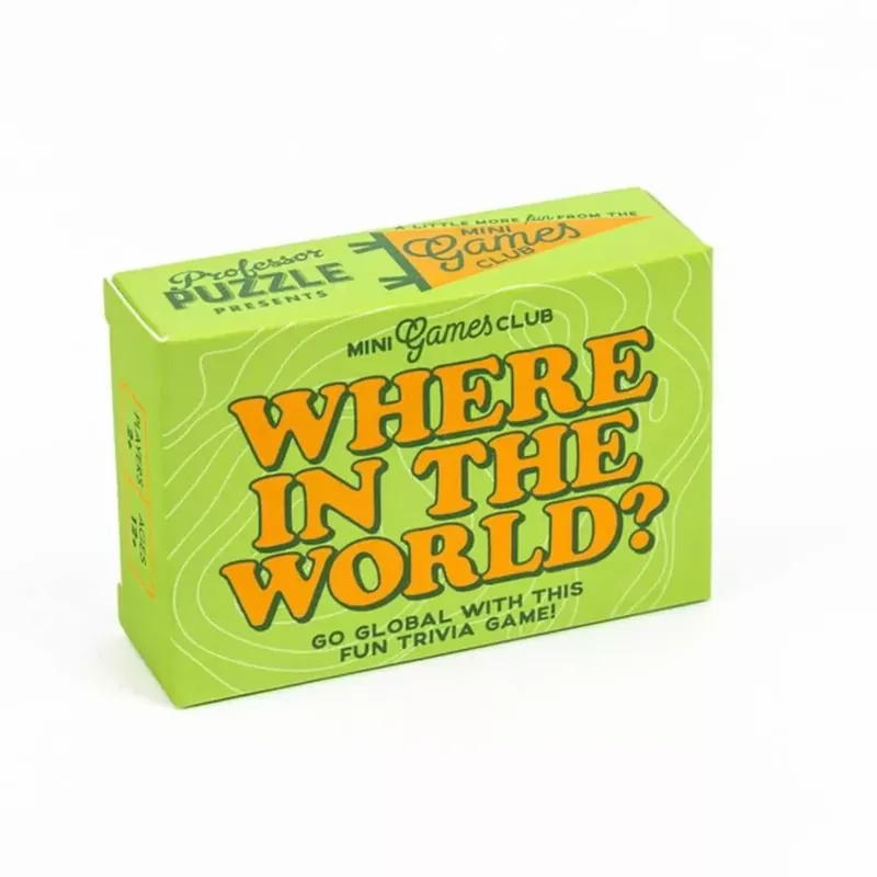 Szuper akció PP Matchbox angol nyelvű kártyajáték -Where in the world